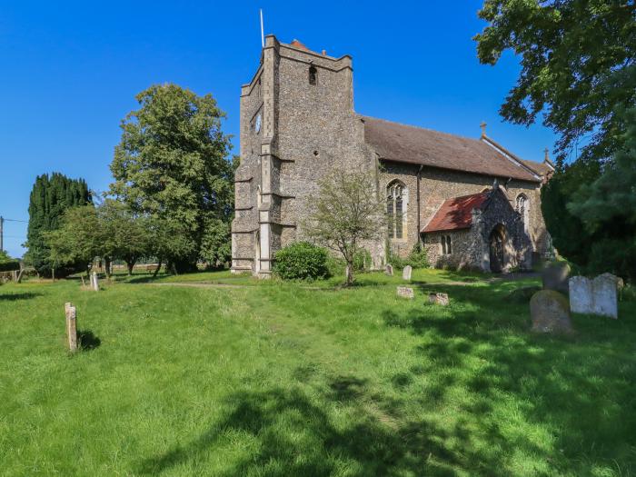 Church Cottage, Barningham, Suffolk. Pet-friendly. Detached property. Three-storey. Garden and patio