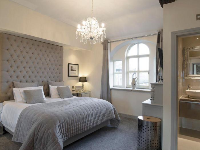 Old Chapel House, in Barnoldswick, Lancashire. Four-bedroom, converted chapel with stylish interior.