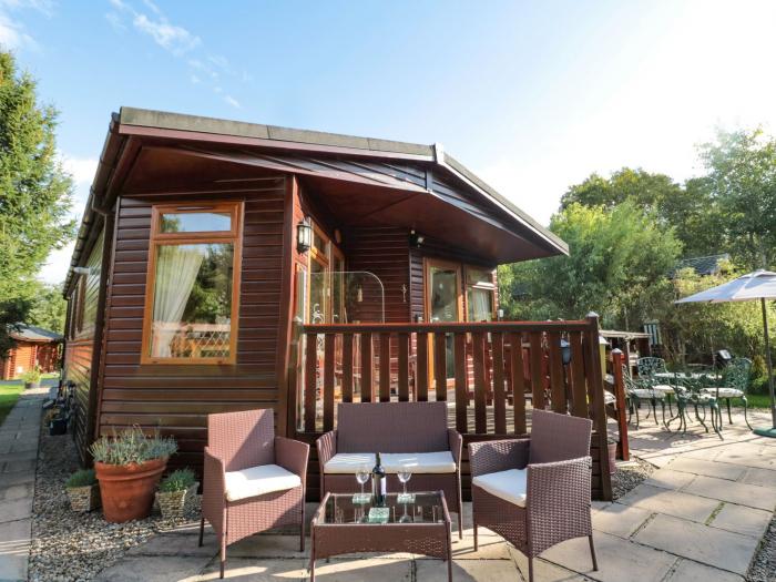 Evergreen Lodge nr Felton, Northumberland. Three-bedroom lodge with various on-site facilities. Pets