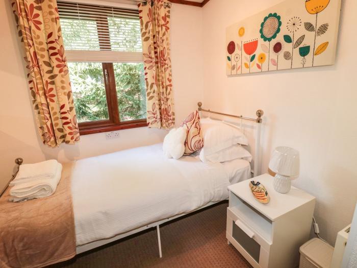 Evergreen Lodge nr Felton, Northumberland. Three-bedroom lodge with various on-site facilities. Pets
