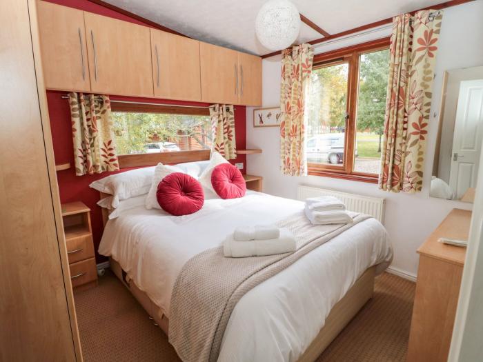 Evergreen Lodge nr Felton, Northumberland. Three-bedroom lodge with various on-site facilities. Pets