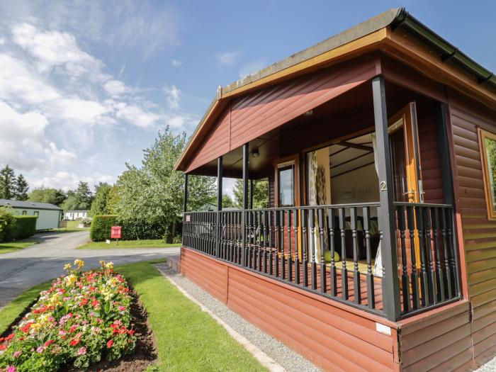 Bluebell in Eardisland, Herefordshire. Off-road parking. Decking with furniture. On-site facilities.