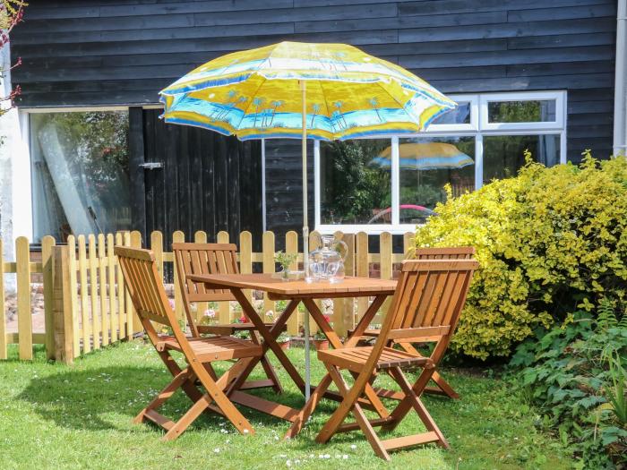 Bramley Cottage, Whimple, Devon. Two bedrooms. Garden. Off-road parking. Close to a shop and pub. TV