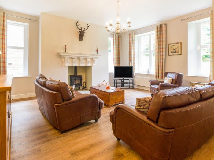 The Coach House nr Belford, Northumberland. Five bedrooms. Games room. Woodburner. Child facilities