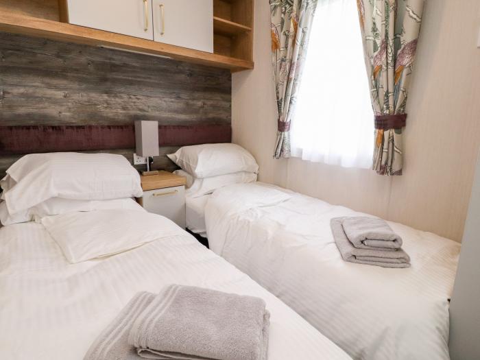 Lodge 2, in Long Preston, North Yorkshire. Two-bedroom, luxury lodge with on-site facilities. Rural.