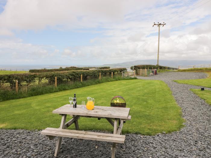 Orchard in Dalton-In-Furness, Cumbria. Single-storey pod, ideal for couples. Rural and estuary views