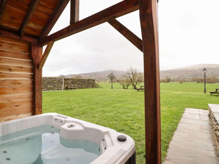 The Barn, Corwen, Denbighshire, North Wales. Barn conversion. Families. Open-plan. Hot tub. Barbecue