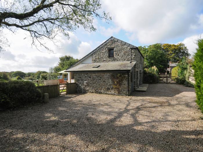 Poppy's Barn, nr Altarnun, Cornwall. Three-bedroom barn conversion resting rurally. Enclosed garden.