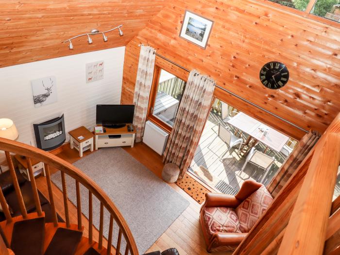 Trout River Lodge near Moretonhampstead, Devon. Detached lodge in a beautiful setting. Two bedrooms.