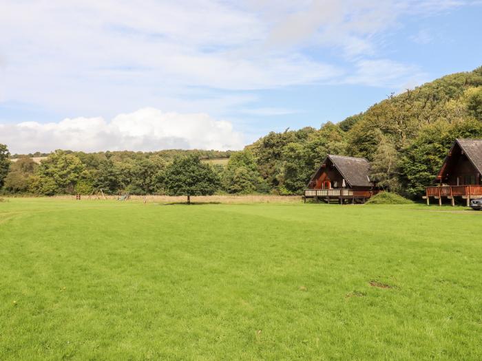 Trout River Lodge near Moretonhampstead, Devon. Detached lodge in a beautiful setting. Two bedrooms.