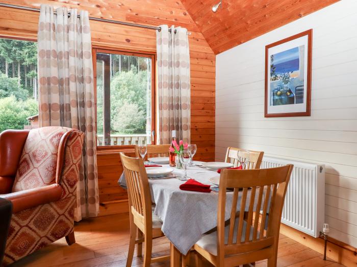 Trout River Lodge near Moretonhampstead, Devon. Detached lodge in a beautiful setting. Two bedrooms.