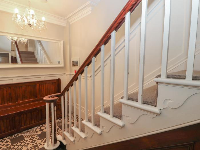 The Penthouse, in the heart of Sedbergh, Cumbria. Second-floor apartment. Exposed beams. Great views