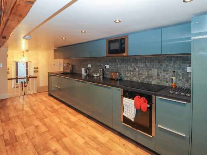 The Penthouse, in the heart of Sedbergh, Cumbria. Second-floor apartment. Exposed beams. Great views