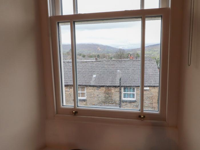 The Penthouse, in the heart of Sedbergh, Cumbria. Second-floor apartment. Exposed beams. Great views