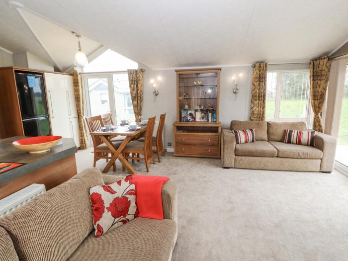 No.8 Hillcote Lodge is near Aspatria, in Cumbria. Three-bedroom lodge with rural views. Pet-friendly