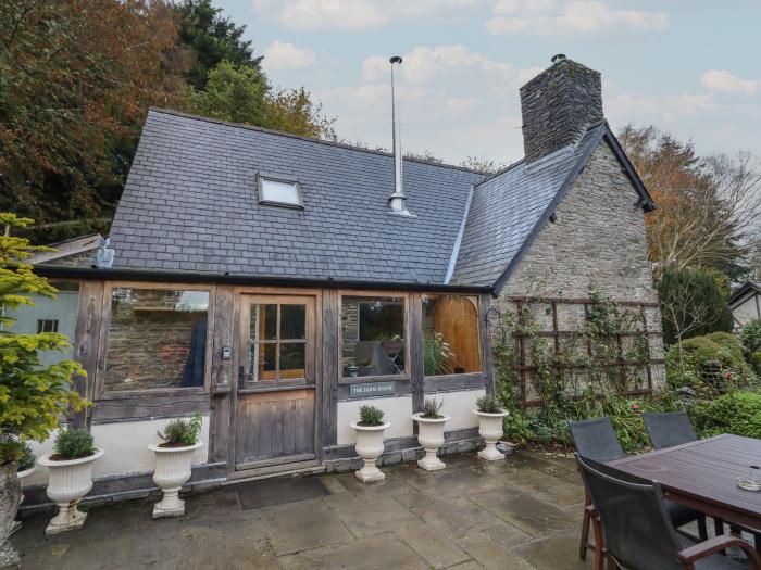 The Farm House near Beguildy, Powys. Two-bedroom, characterful abode in rural setting. Pet-friendly.