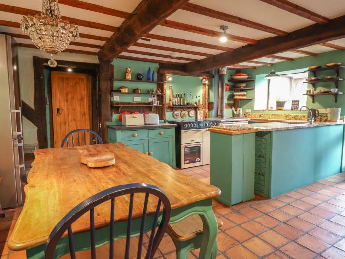 The Farm House near Beguildy, Powys. Two-bedroom, characterful abode in rural setting. Pet-friendly.