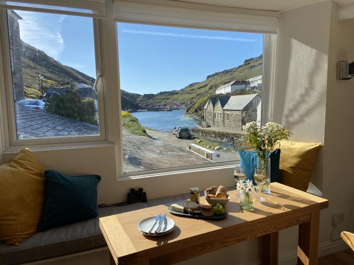 Harbour Light, Boscastle, Cornwall. Riverside views. Pet-friendly. Local walks. Close to shop, pubs.