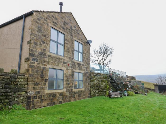 New Heights in Oxenhope, West Yorkshire. Two-bedroom home with stunning, rural views. Near amenities