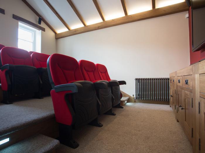 Neddy House located near Reeth, North Yorkshire. Five-bedroom, characterful home. Games room. Cinema