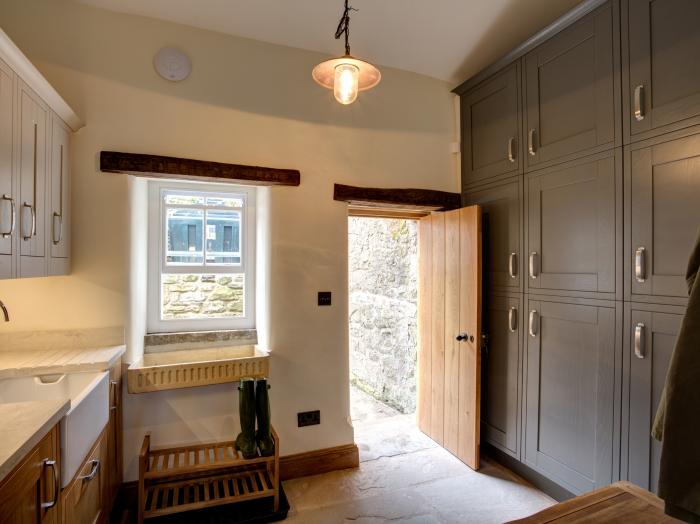 Neddy House located near Reeth, North Yorkshire. Five-bedroom, characterful home. Games room. Cinema