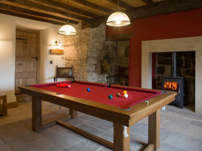 Neddy House located near Reeth, North Yorkshire. Five-bedroom, characterful home. Games room. Cinema