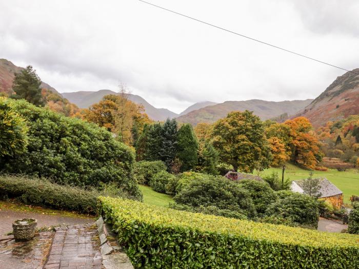 Grey Walls, Patterdale near Glenridding, Cumbria. In Lake District National Park. Woodburning stove.