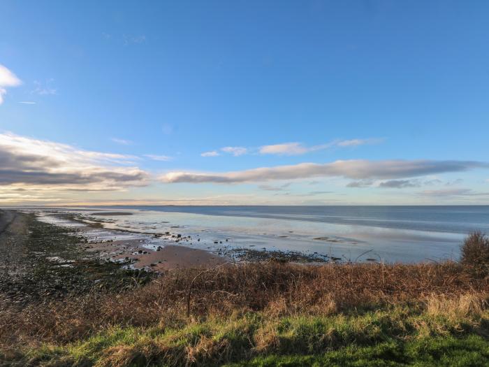 Olivia's Retreat on the Ocean Village Holiday Park, Heysham, Lancashire. Sea view. Off-road parking.