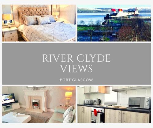 RIVER CLYDE VIEWS - PRIVATE & SPACIOUS APARTMENT, Port Glasgow, Inverclyde