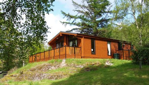 Luxury woodland Oak Lodge, Killin, Stirlingshire