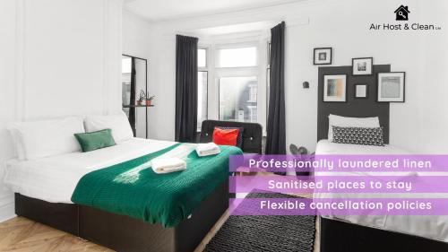 Air Host and Clean - Stanley House Large house, sleeps 10 5 mins to city centre, Liverpool, Merseyside