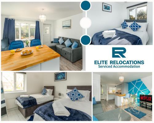 2 Bedroom House at Elite Relocations with Free Parking & WiFi - Leamington Spa