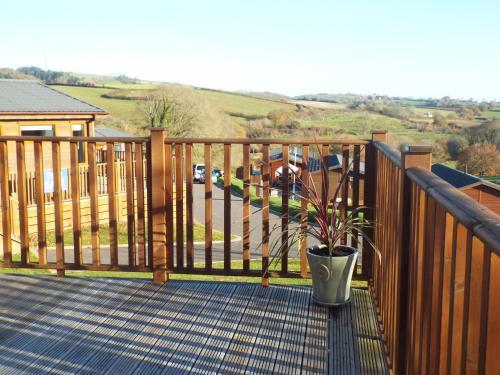 Devon Hills Holiday Park luxury timber lodge pet friendly with hot tub 2 to 6 berth