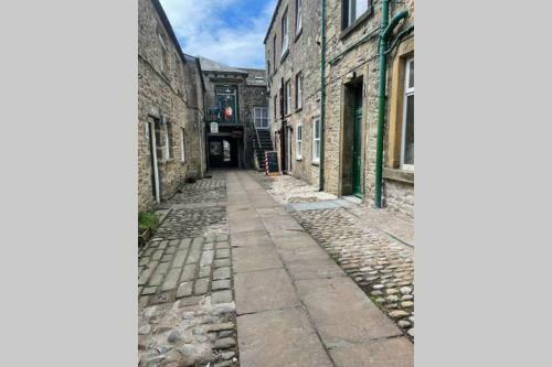 Restored house In traditional setting, Settle, North Yorkshire